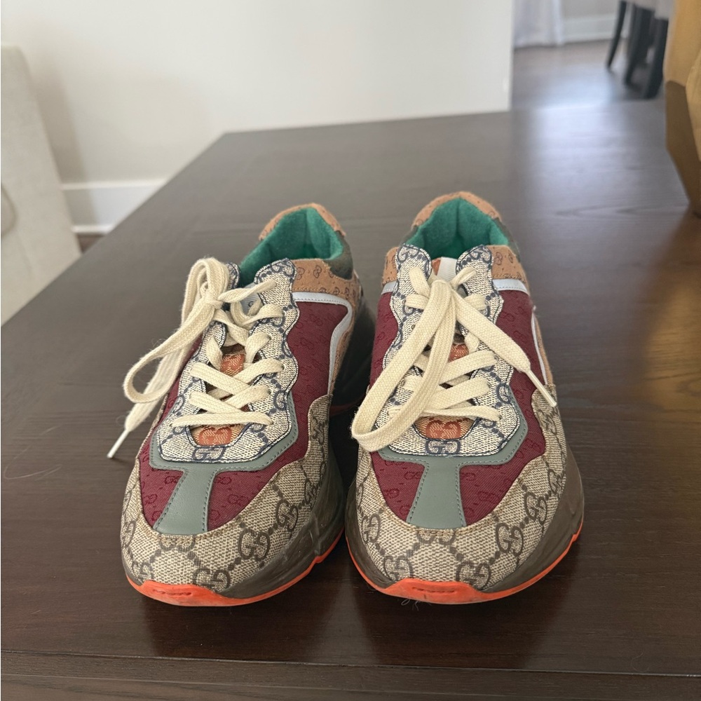 Gucci Rhyton Beige Brick-Red